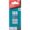 Makita E-00854 Impact XPS™ T25 Torx 2" Power Bit, 3/pk