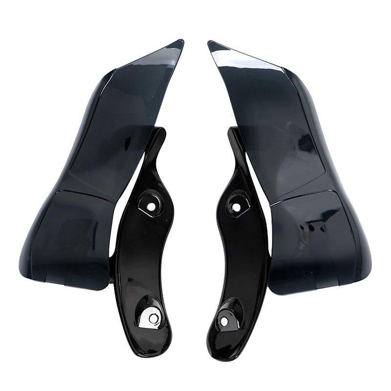 XMMT Smoke Adjustable Fairing Air Deflectors Side Wing Windshield for