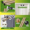 Antique Bronze Curtain Rods for Windows 16 to 56 Inch,