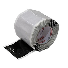 Dish Seal Mastic Sealant Tape Bishop 3 3/4 Inch 10 FT Long Rubber Based Flexible Moisture Seal Moldable Wrap Insulating Mastic All Weather Self Seal Self Adhesive Insulating