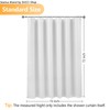 Seenus Waterproof Fabric Shower Curtain Liner with 3 Large Magnets,