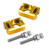 LINGQI RACING Dirt Bike Rear Axle Block,CNC Chain Tensioner Adjuster