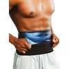 REMEBSWEAT Waist Trimmer for Men Sauna Belt, Neoprene-Free Waist Cincher,