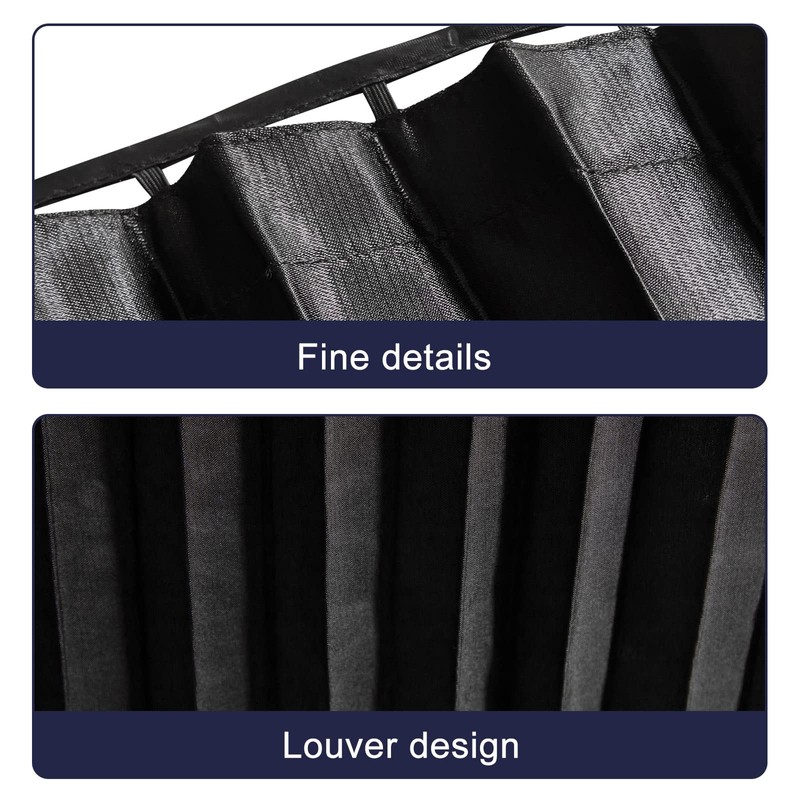 ZATOOTO Car Window Shades for Side Window 4 Pack Magnetic
