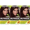 Garnier Nutrisse Nourishing Hair Color Creme, 30 Darkest Brown (Sweet