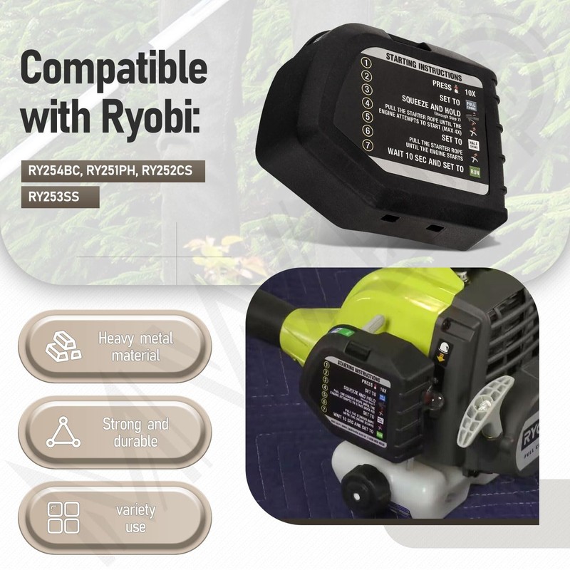 308649003 307191001 5687301 Air Filter & Cover Compatible with Ryobi