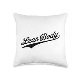Lean Body Throw Pillow