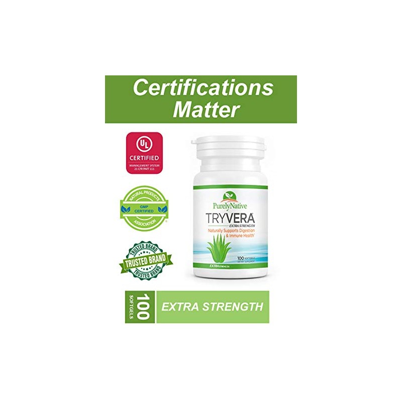 TRYVERA Aloe Vera Gels - Supports for Interstitial Cystitis, Leaky