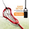ACELETIQS Lacrosse Ball Lacrosse Rebounder, Pair with All Lacrosse Sticks,