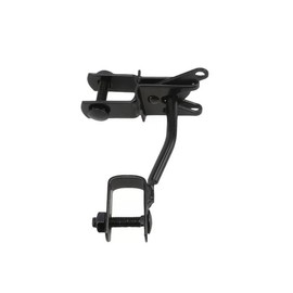 1" x 1" Square Hinge Steel Gravity Latch for Steel Gates (Powder Coated Black)