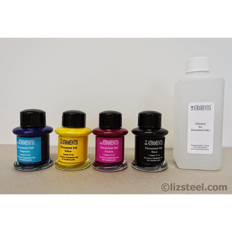 De Atramentis Document Ink-Green 35 mL fountain pen bottled ink