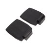 2pcs Wheelchair Footplate Plastic Ergonomic Wheelchair Footrest Pedal Replacement Accessory
