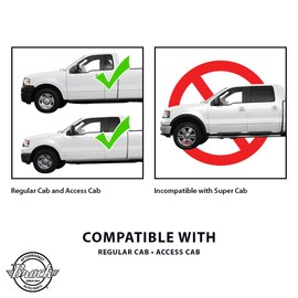 AutoandArt Brock Replacement Passengers Front Power Window Lift Regulator with Motor Assembly Compatible with 04-08 F150 Regular/Crew Cab Pickup Truck 4L3Z1523200CA