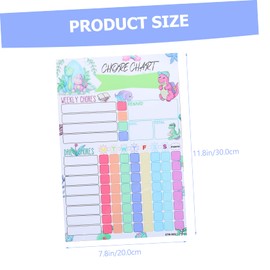 GRIRIW Reusable Magnetic Chore Chart for Boy Girl Behavior Tracker for Home Encourages Responsibility with Fun Rewards for Boys and Girls for Fridge Display