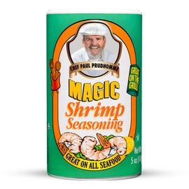 Chef Paul Magic Seasoning Blends Shrimp Magic Seasoning | Bold Flavor for Shrimp & Seafood | Gluten-Free Shrimp Seasoning for Seafood Recipes | Spice Blend with Garlic & Paprika | 5 oz (Pack of 1)