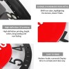 25cm Retro Iron Round Wall Clock with Elegant Hands Clear