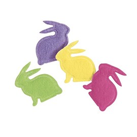 Felt Bunny Easter Confetti, 20ct