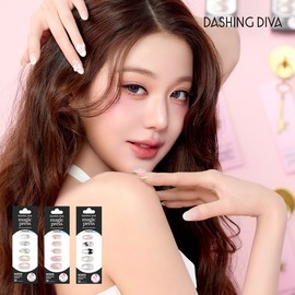 M] Dashing Diva 26 Ribbon Bloom Shaped Nail 3-Piece Set