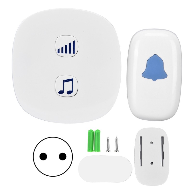 100DB Wireless Doorbell Waterproof 38 Melody Adjustable Volume 100m Range