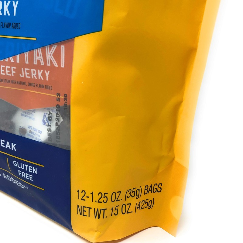 Pacific Gold Beef Jerky Original & Teriyaki, 12 Count Per