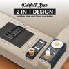 Couch Cup Holder with 2 Cork Coasters | Couch Caddy