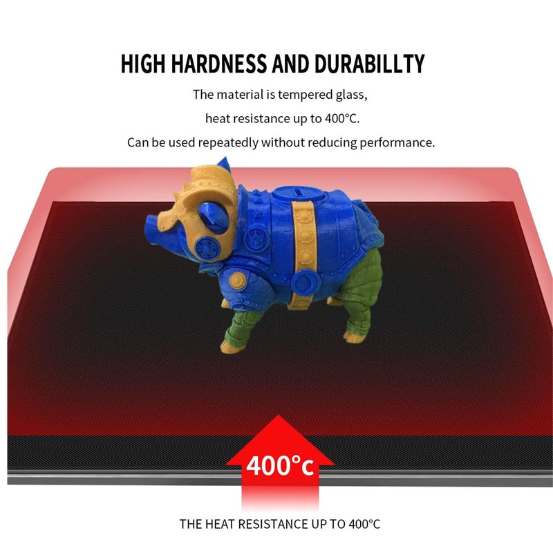 3D Printer Glass Bed 220X240X4MM Tempered Plate Building Surface Platform