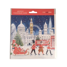 The Art File - Advent Card - London Sleigh Advent Card - AVC20
