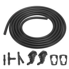 X AUTOHAUX Car Front Windshield Washer Nozzles Kit Replacement 68260443AA