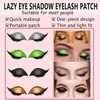 Lazy Eye Shadow Eyelash Patch, Convenient Eyeshadow Eyelash Patches, 3-in-1