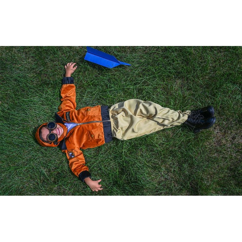 ReliBeauty Pilot Costume Children's Boy with Hat Sharp, 110