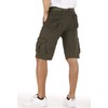 Erston Men's Lightweight Multi Pocket Casual Outdoor Twill Cargo Shorts