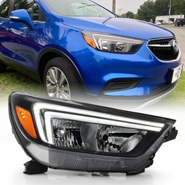 ACANII - For [Halogen Model] 2017-2022 Buick Encore Factory LED DRL Signal Headlight Headlamp Assembly Passenger Side
