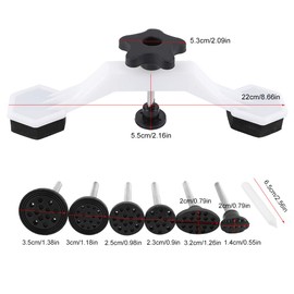 TOPINCN Bridge Type Puller, Refrigerator Car Body Pulling Tabs Set Paintless Dent Repair Tools for refrigerator automobile motorcycle