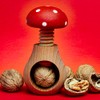 SIKORA NK-P Nutcracker Made of Beech Wood as Mushroom Figure