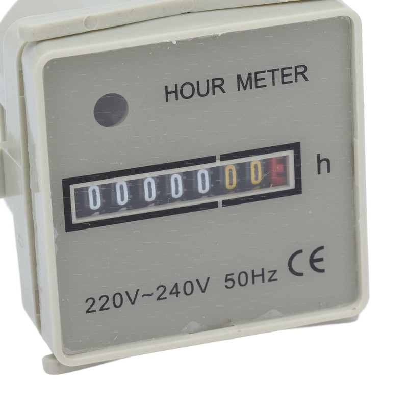 Operating Hour Counter, Mechanical Hour Counter, Integrated Installation, Industrial Timer