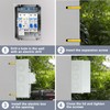 CHENGPI Surface-Mounted Fuse Box IP65, Surface-Mounted Distributor Small Distribution, Distribution