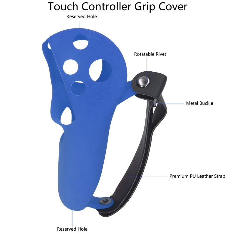 2pcs Touch Controller Grip Cover Silicone Grip Cover Protector with