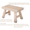 Wooden Step Stool fo Kids Handcrafted Solid Wood Stool with