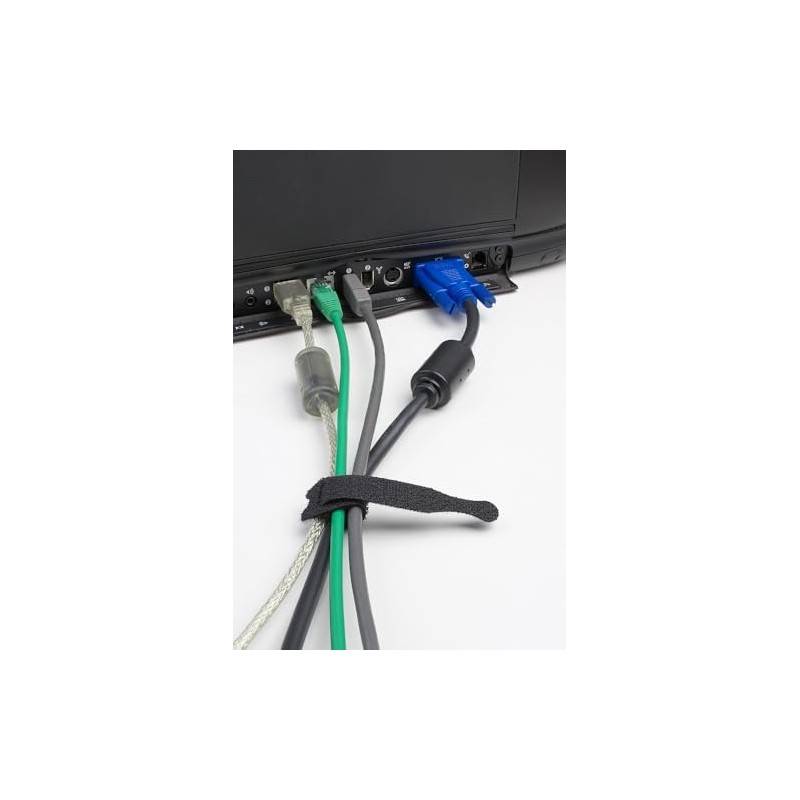 Meister Cable Ties Velcro 125 x 12.5 mm, black, 5