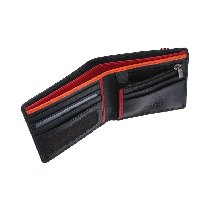 VISCONTI Bond Collection Gents Leather Wallet with Elastic Closure BBD707