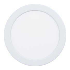 EGLO connect.z Smart-Home LED Bad-Einbaustrahler Fueva 6-Z, flach, Ø 16,6 cm, ZigBee, App und Sprachsteuerung Alexa, RGB, warmweiß-kaltweiß, dimmbar, Metall Einbauspot weiß, IP44
