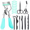 Bencailor 17 Pcs Eyelash Curlers Kit Lash Curler Eyelash Comb