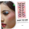 Baluue 8pairs Faux Lashes Natural Look False Eyelashes for Women