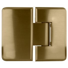 CRL Cologne 180 Series Brushed Bronze 180 Degree, Glass-2-Glass Shower Door Hinge