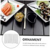 PRETYZOOM Set of 6 Ceramic Chopsticks Rest Fork Spoon Rest