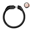Samcos Bicycle Lock, Bicycle Cable Lock, Dial Lock, Wire Lock,