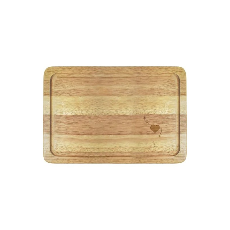 'Black Hearts and Arrows' Wooden Chopping/Cutting Board (WB00085633)