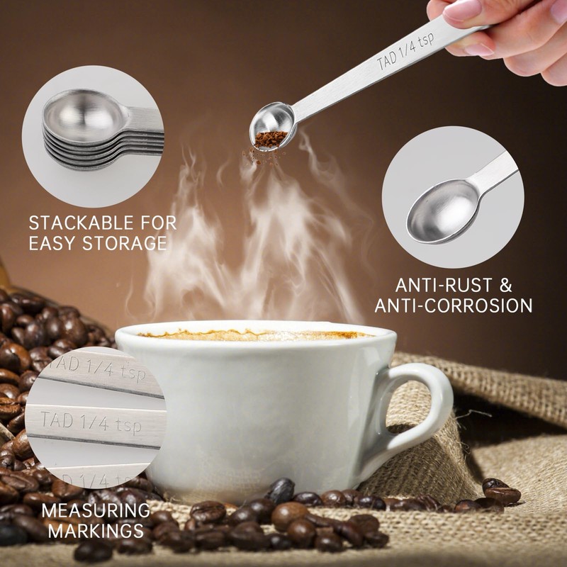 6 PCS 1/4 Teaspoon (1/4 Tsp | 1.25 mL |