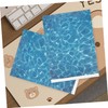 IMIKEYA 5 Sheets of Water Ripple Paper for Diorama -