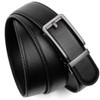 Founders & C Men's Leather Ratchet Comfort Click Belt Dress